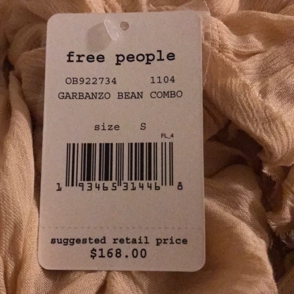 Free People Will Wait For You Midi Dress Natural - Picture 6 of 6